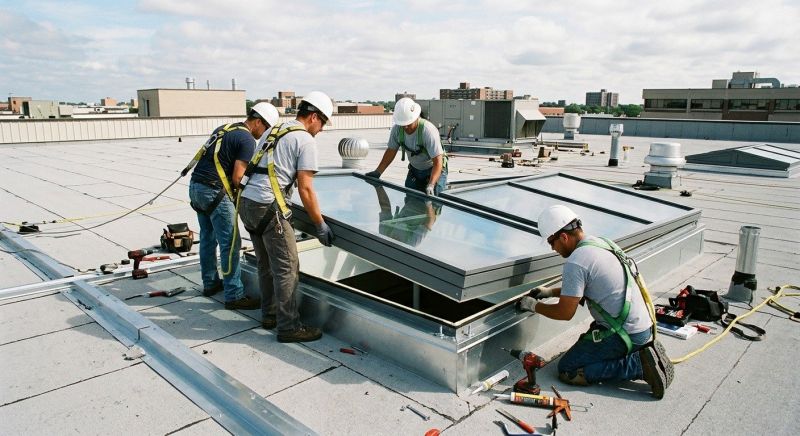 Commercial Skylight Renovation in Kent, WA