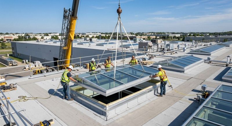 Commercial Skylight Renovation in Puyallup, WA
