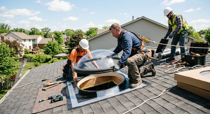 Dome Skylight Installation in Renton, WA