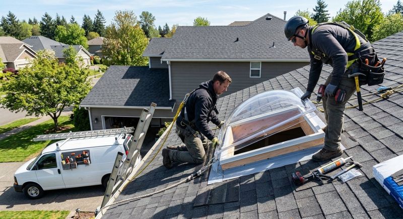 Dome Skylight Installation in Redmond, WA